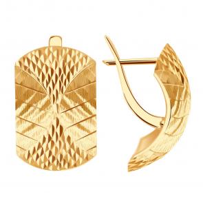 Золотые серьги МАГНАТ МА 011578 фото